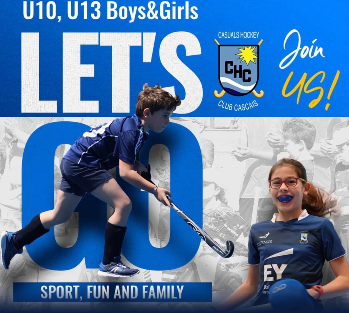 Cartaz de recrutamento das camadas jovens U10 e U13